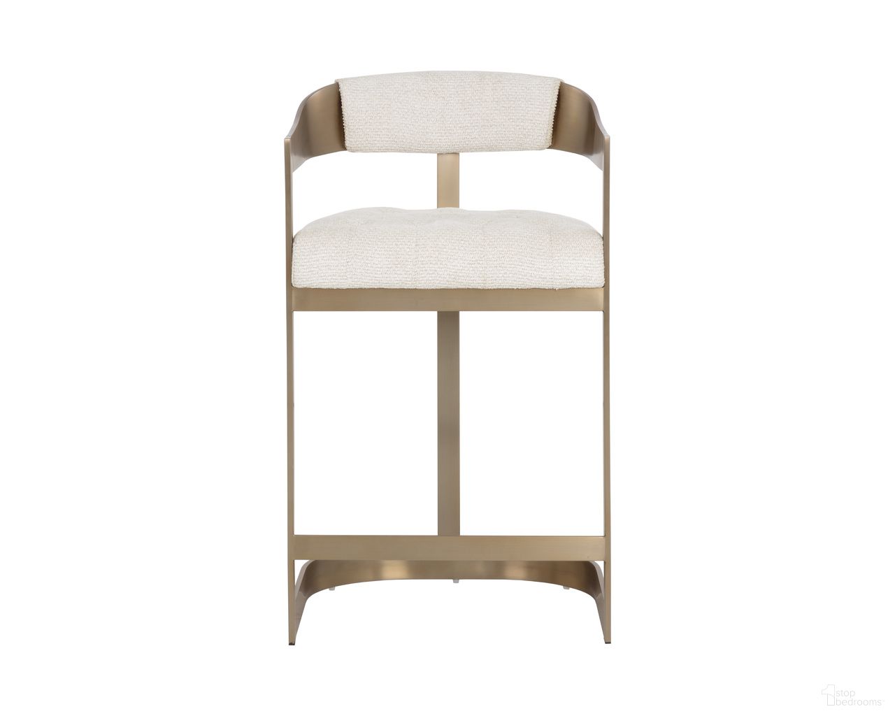 Beaumont Counter Stool In Rhea Light Barley