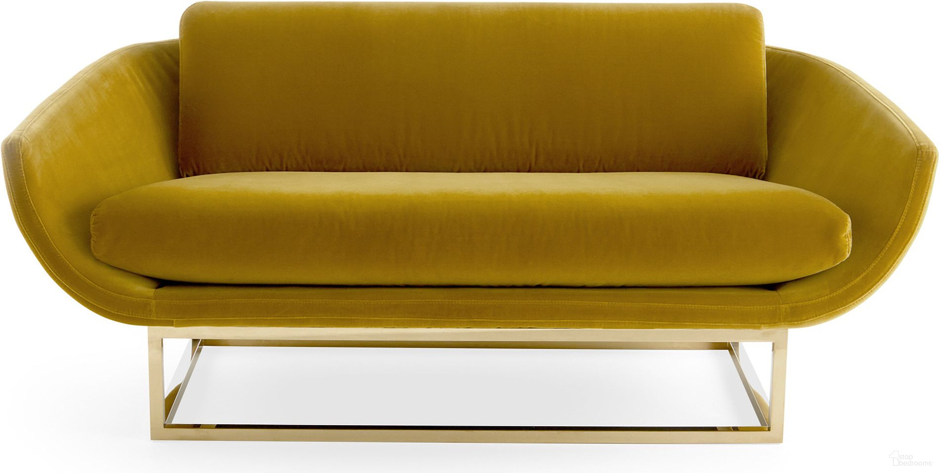 The appearance of Beaumont Settee In Varese Lichen designed by Jonathan Adler in the modern / contemporary interior design. This varese lichen piece of furniture was selected by 1StopBedrooms from Beaumont Collection to add a touch of cosiness and style into your home. Sku: 32467. Material: Cotton.