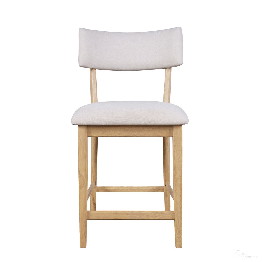 The appearance of Beck Upholstered Split Back Counter Stool Set of 2 In Natural and Brown designed by Jofran in the modern / contemporary interior design. This natural and brown piece of furniture was selected by 1StopBedrooms from Beck Collection to add a touch of cosiness and style into your home. Sku: 2421-BECKSTNAT. Material: Rubberwood.