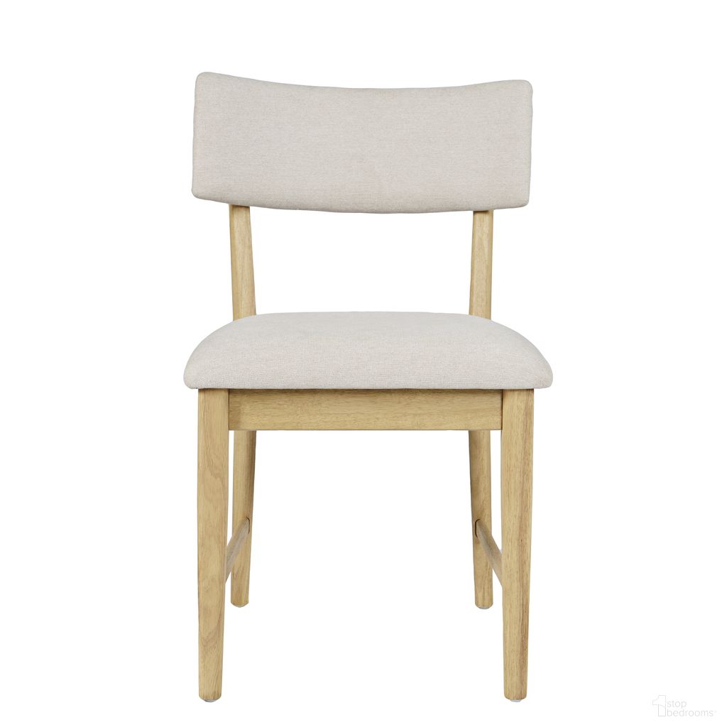 The appearance of Beck Upholstered Split Back Dining Chair Set of 2 In Natural designed by Jofran in the modern / contemporary interior design. This natural piece of furniture was selected by 1StopBedrooms from Auden Collection to add a touch of cosiness and style into your home. Sku: 2421-BECKNAT. Material: Rubberwood. Chair Type: Side Chair.