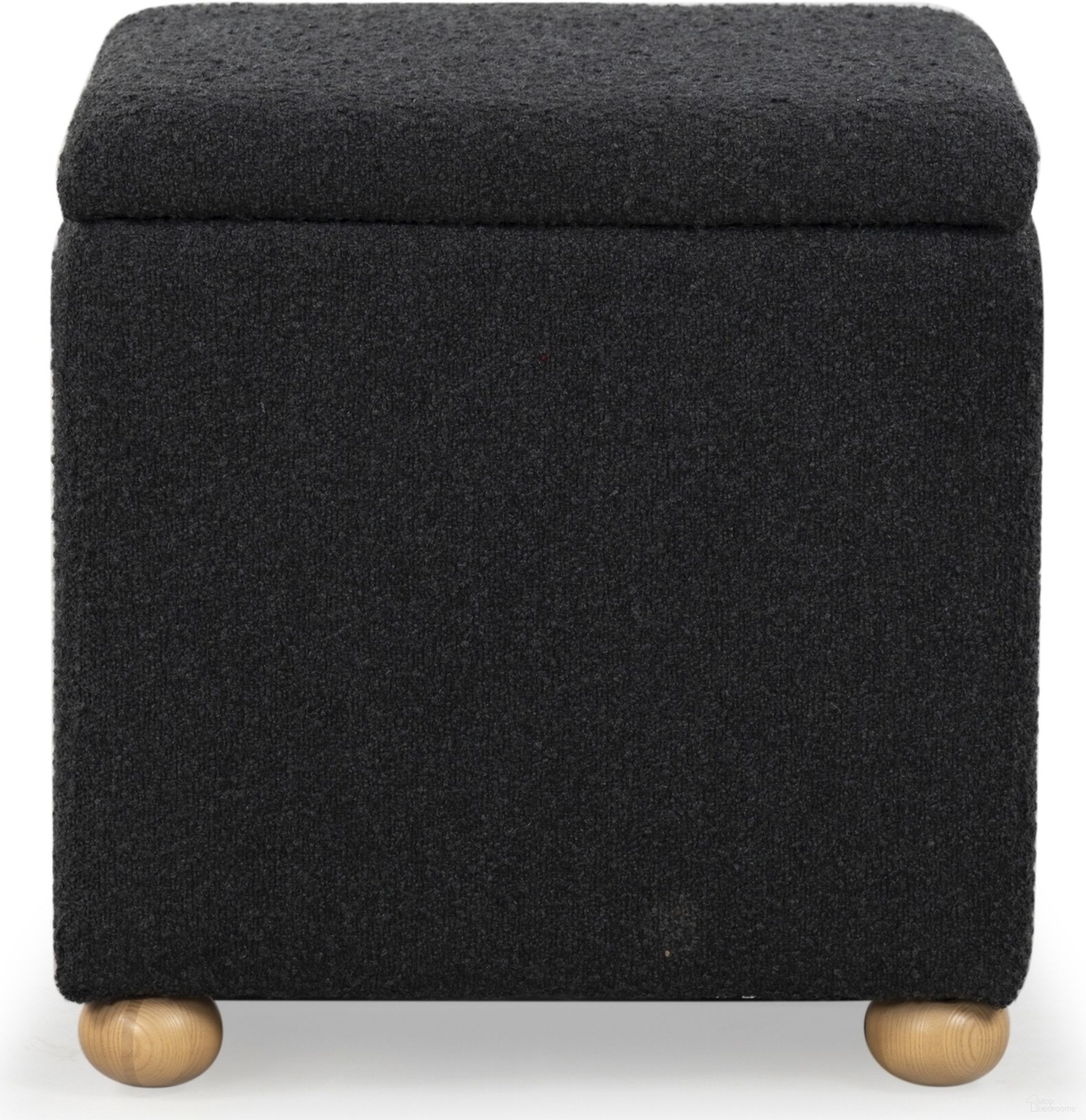 The appearance of Becka Square Boucle Storage Ottoman In Black and Natural designed by Safavieh Couture in the modern / contemporary interior design. This black and natural piece of furniture was selected by 1StopBedrooms from Becka Collection to add a touch of cosiness and style into your home. Sku: SFV6101B. Material: Boucle.