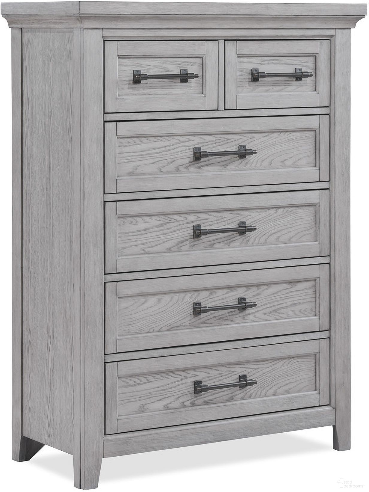The appearance of Beckett Chest In Greige designed by Crown Mark in the rustic / southwestern interior design. This greige piece of furniture  was selected by 1StopBedrooms from Beckett Collection to add a touch of cosiness and style into your home. Sku: B1900-4. Material: Wood.