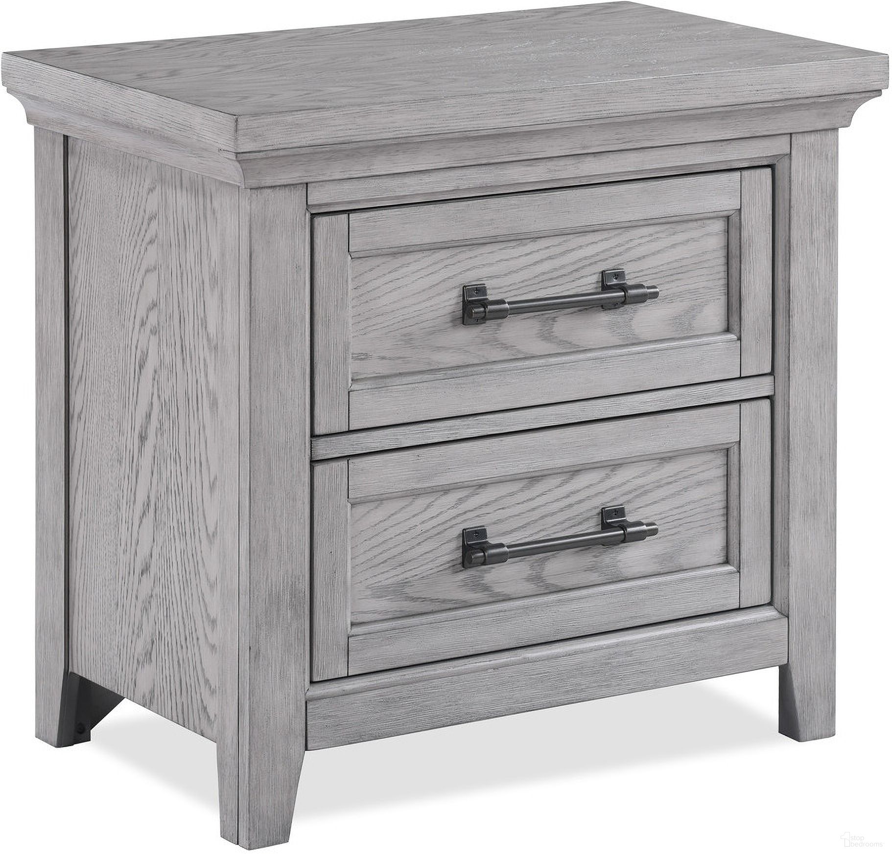 The appearance of Beckett Night Stand In Greige designed by Crown Mark in the rustic / southwestern interior design. This greige piece of furniture  was selected by 1StopBedrooms from Beckett Collection to add a touch of cosiness and style into your home. Sku: B1900-2. Material: Wood.