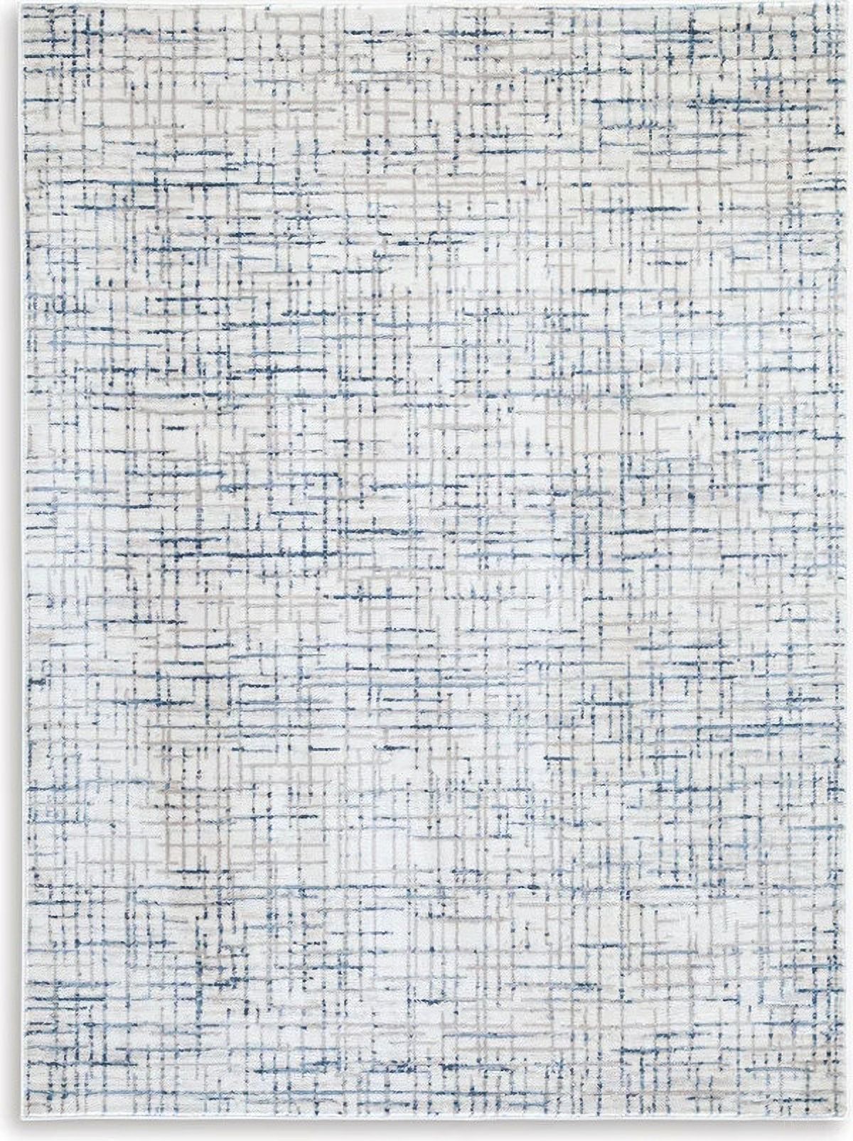 The appearance of Beckfille Blue And Gray Medium Rug designed by Signature Design by Ashley in the modern / contemporary interior design. This blue/gray/cream piece of furniture was selected by 1StopBedrooms from Beckfille Collection to add a touch of cosiness and style into your home. Sku: R405962. Material: Fabric.