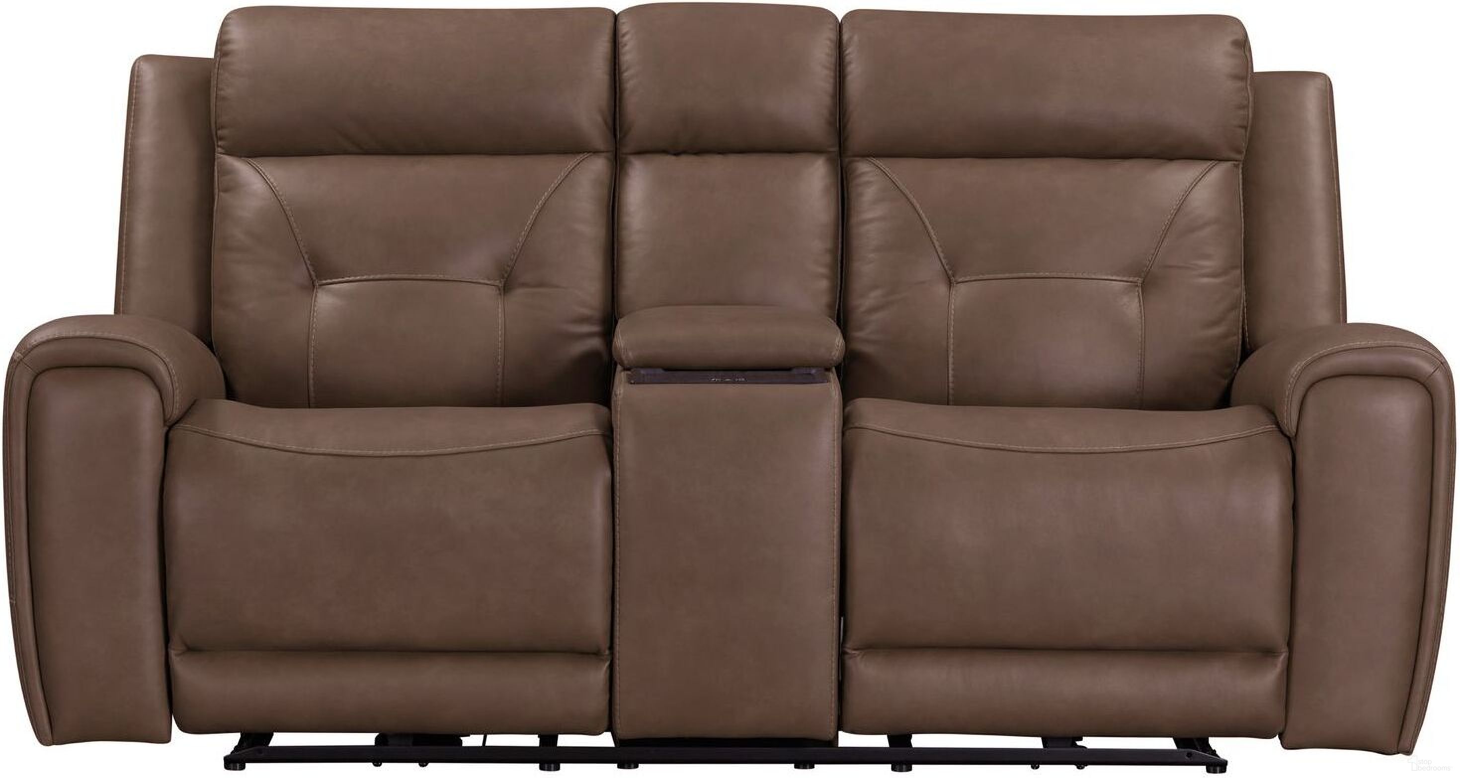 The appearance of Beckham Power Loveseat with Console and Zero Gravity In Aline Saddle designed by Liberty in the transitional interior design. This aline saddle piece of furniture was selected by 1StopBedrooms from Beckham Collection to add a touch of cosiness and style into your home. Sku: 7023SD-22P. Material: Solid Hardwood.