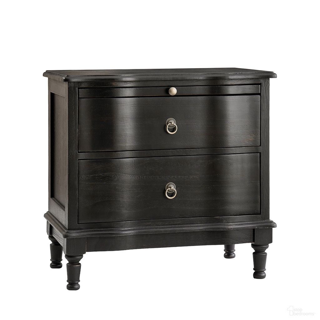 The appearance of Becky 2-Drawer Nightstand In Charcoal designed by Karat Home in the modern / contemporary interior design. This charcoal piece of furniture  was selected by 1StopBedrooms from Becky Collection to add a touch of cosiness and style into your home. Sku: NSCL1389-CHA. Material: Solid Wood.