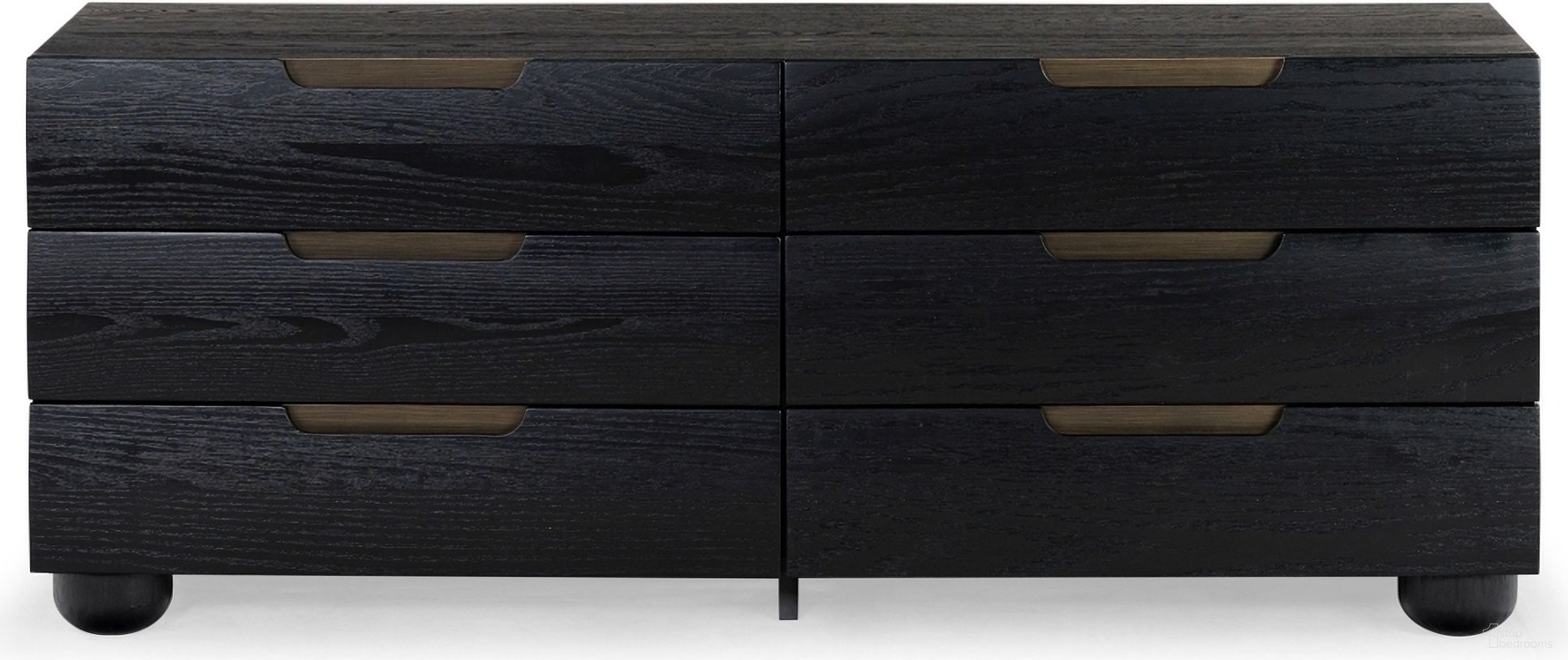 The appearance of Beethoven Wood 6 Drawer Dresser In Black designed by Safavieh Couture in the modern / contemporary interior design. This black piece of furniture was selected by 1StopBedrooms from Beethoven Collection to add a touch of cosiness and style into your home. Sku: SFV2172B. Material: Rubberwood.