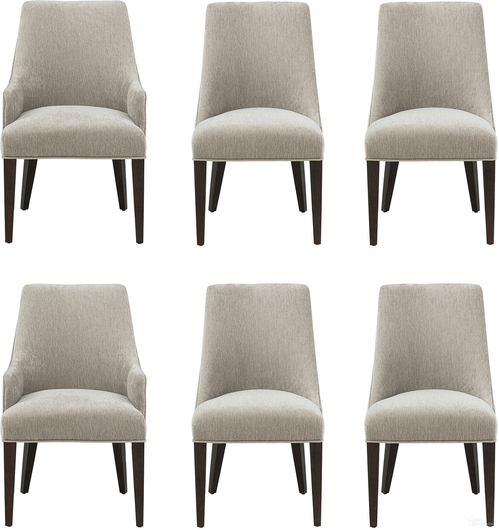 The appearance of Beever 6-Piece Dining Chair and Arm Chair In Taupe designed by Manhattan Comfort in the modern / contemporary interior design. This taupe piece of furniture  was selected by 1StopBedrooms from Beever Collection to add a touch of cosiness and style into your home. Sku: DC103-TP;DC103-TP;DC103AR-TP;DC103AR-TP. Material: Rubberwood. Chair Type: Side Chair.