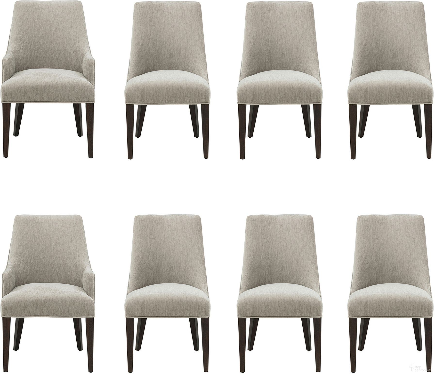 The appearance of Beever 8-Piece Dining Chair and Arm Chair In Taupe designed by Manhattan Comfort in the modern / contemporary interior design. This taupe piece of furniture  was selected by 1StopBedrooms from Beever Collection to add a touch of cosiness and style into your home. Sku: DC103-TP;DC103-TP;DC103-TP;DC103AR-TP;DC103AR-TP. Material: Rubberwood. Chair Type: Side Chair.