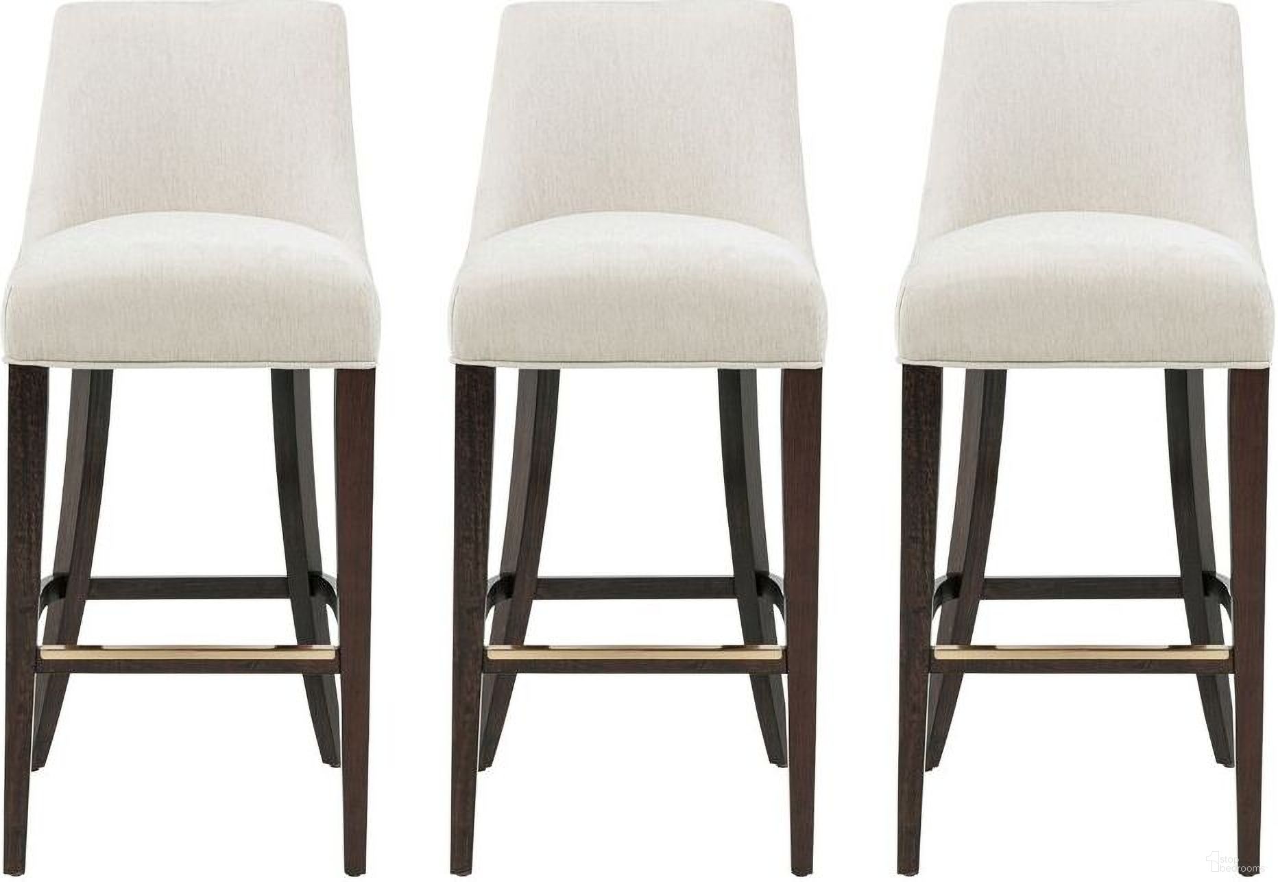 The appearance of Beever Barstool Set of 3 In Cream designed by Manhattan Comfort in the modern / contemporary interior design. This cream piece of furniture was selected by 1StopBedrooms from Beever Collection to add a touch of cosiness and style into your home. Sku: BS027-CR;BS027-CR;BS027-CR. Material: Rubberwood.