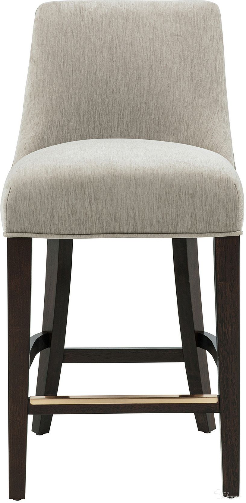The appearance of Beever Counter Stool In Taupe designed by Manhattan Comfort in the modern / contemporary interior design. This taupe piece of furniture  was selected by 1StopBedrooms from Beever Collection to add a touch of cosiness and style into your home. Sku: CS024-TP. Material: Rubberwood.