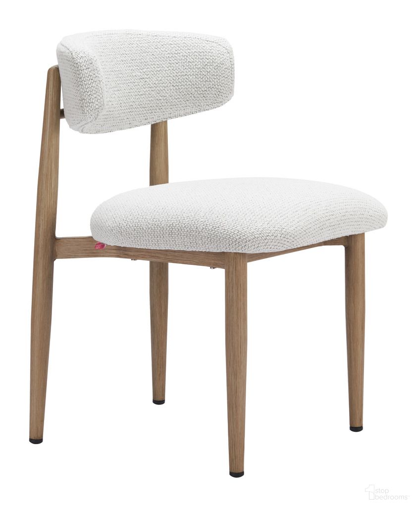 The appearance of Bege Dining Chair In White designed by Zuo Modern in the modern / contemporary interior design. This white piece of furniture was selected by 1StopBedrooms from Bege Collection to add a touch of cosiness and style into your home. Sku: 704078. Material: Olefin. Chair Type: Side Chair.