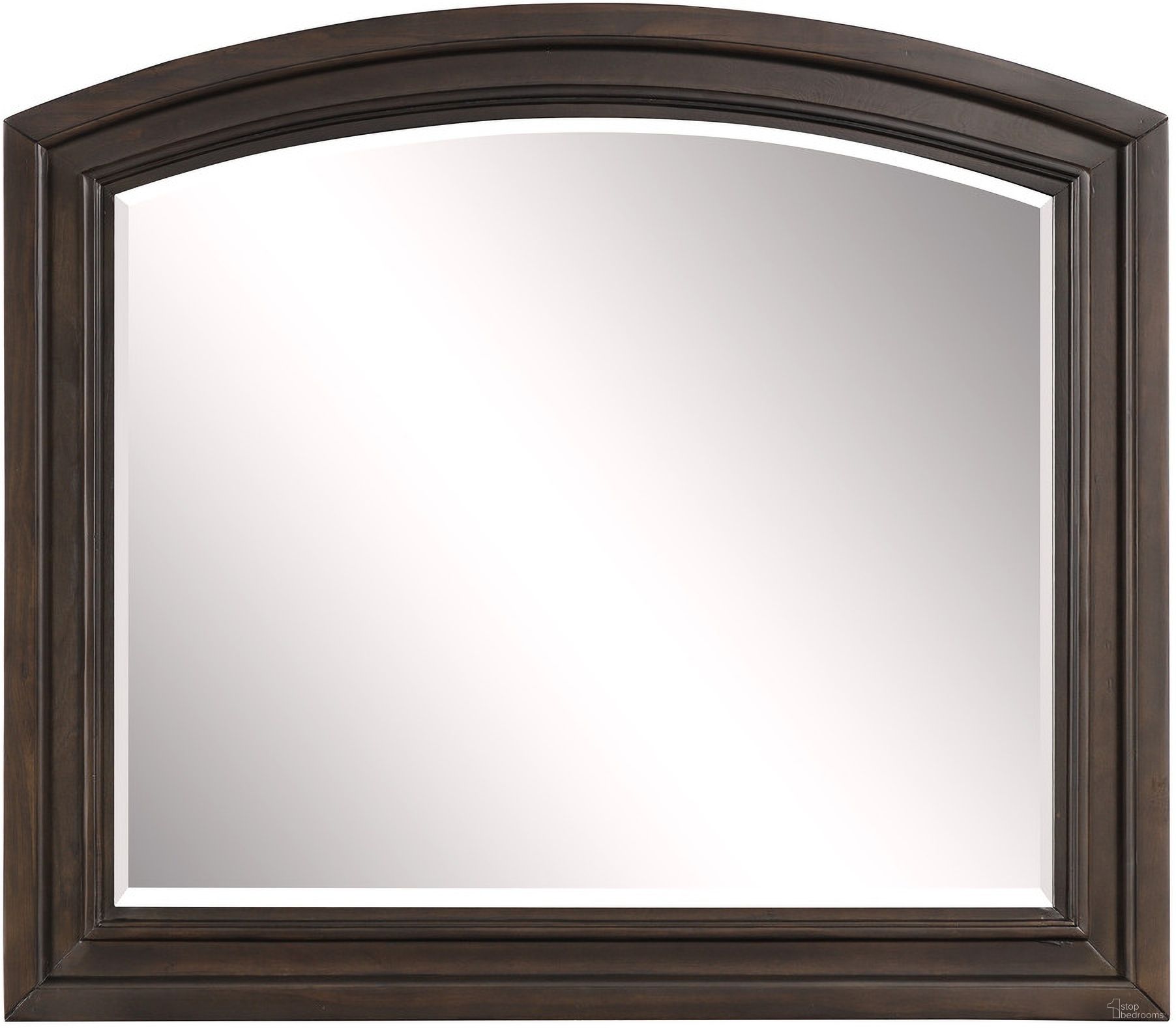 The appearance of Begonia Mirror In Brown designed by Homelegance in the transitional interior design. This brown piece of furniture  was selected by 1StopBedrooms from Begonia Collection to add a touch of cosiness and style into your home. Sku: 1718GY-6. Material: Wood.