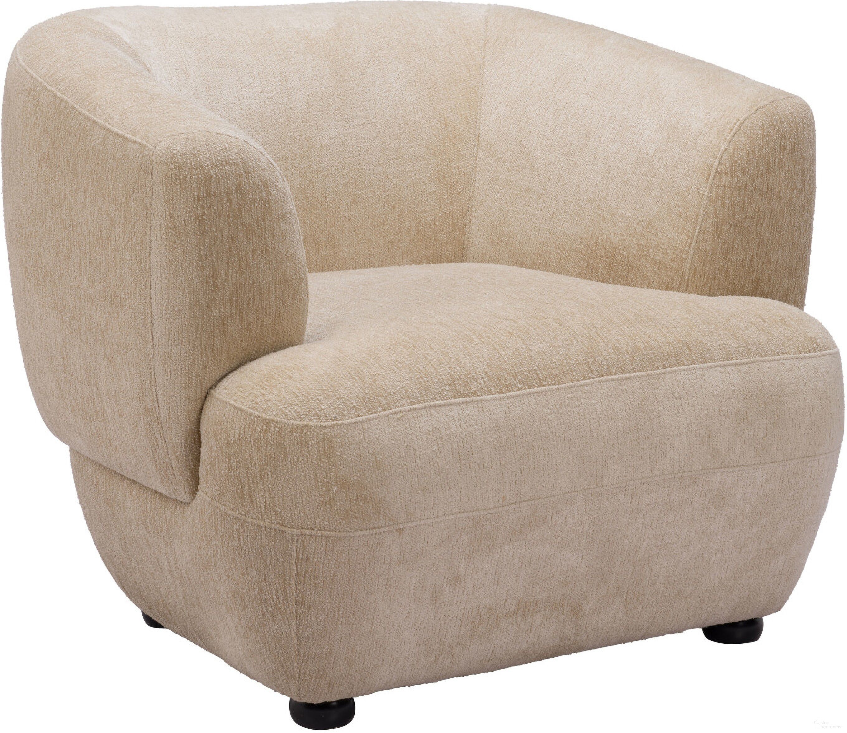 The appearance of Bekker Accent Chair In Golden Beige designed by Zuo Modern in the modern / contemporary interior design. This golden beige piece of furniture  was selected by 1StopBedrooms from Bekker Collection to add a touch of cosiness and style into your home. Sku: 110007. Material: Birch.