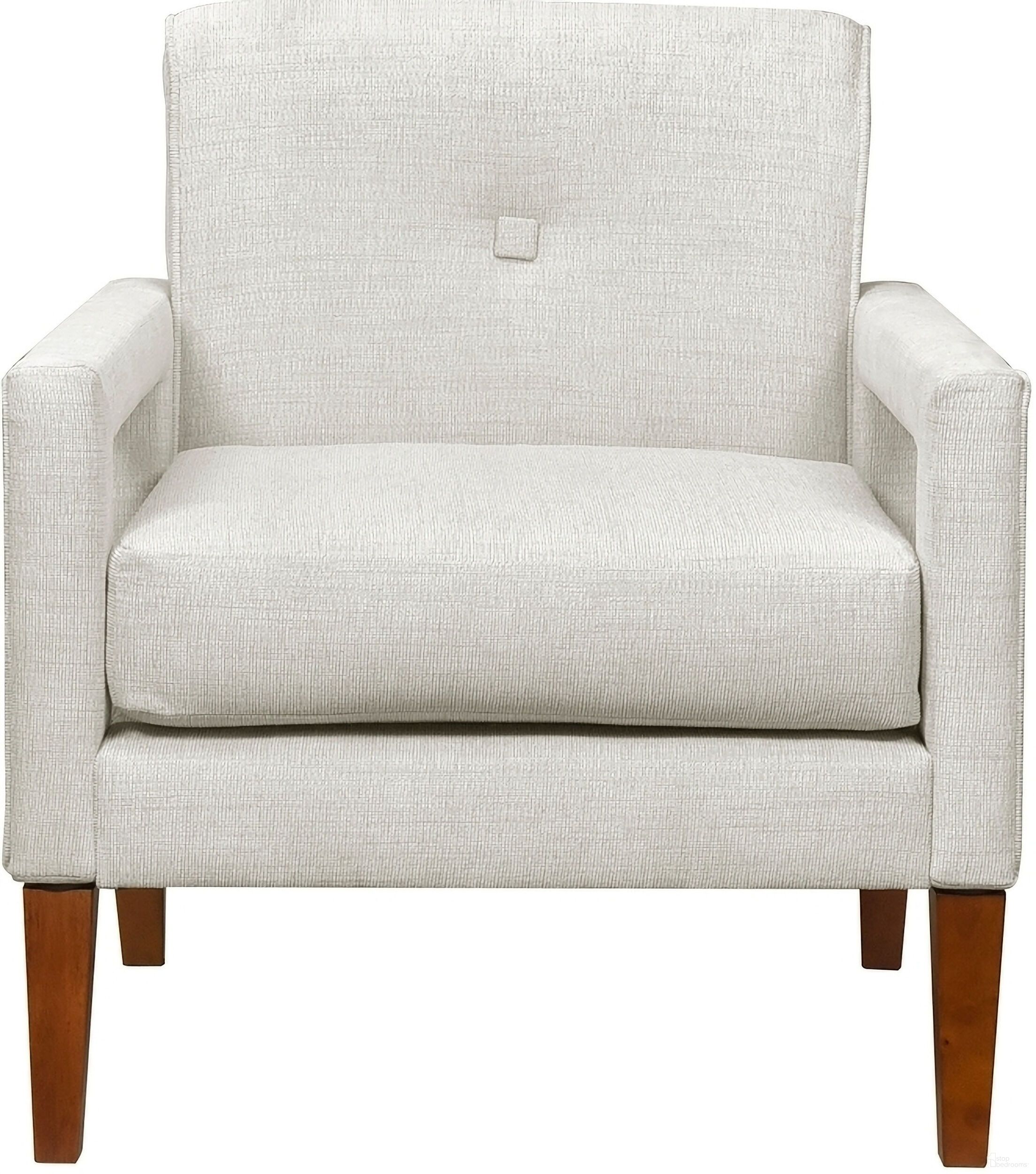 The appearance of Belfort Accent Chair In Beige designed by Homelegance in the transitional interior design. This beige piece of furniture  was selected by 1StopBedrooms from Belfort Collection to add a touch of cosiness and style into your home. Sku: 1113BE-1. Material: Chenille.
