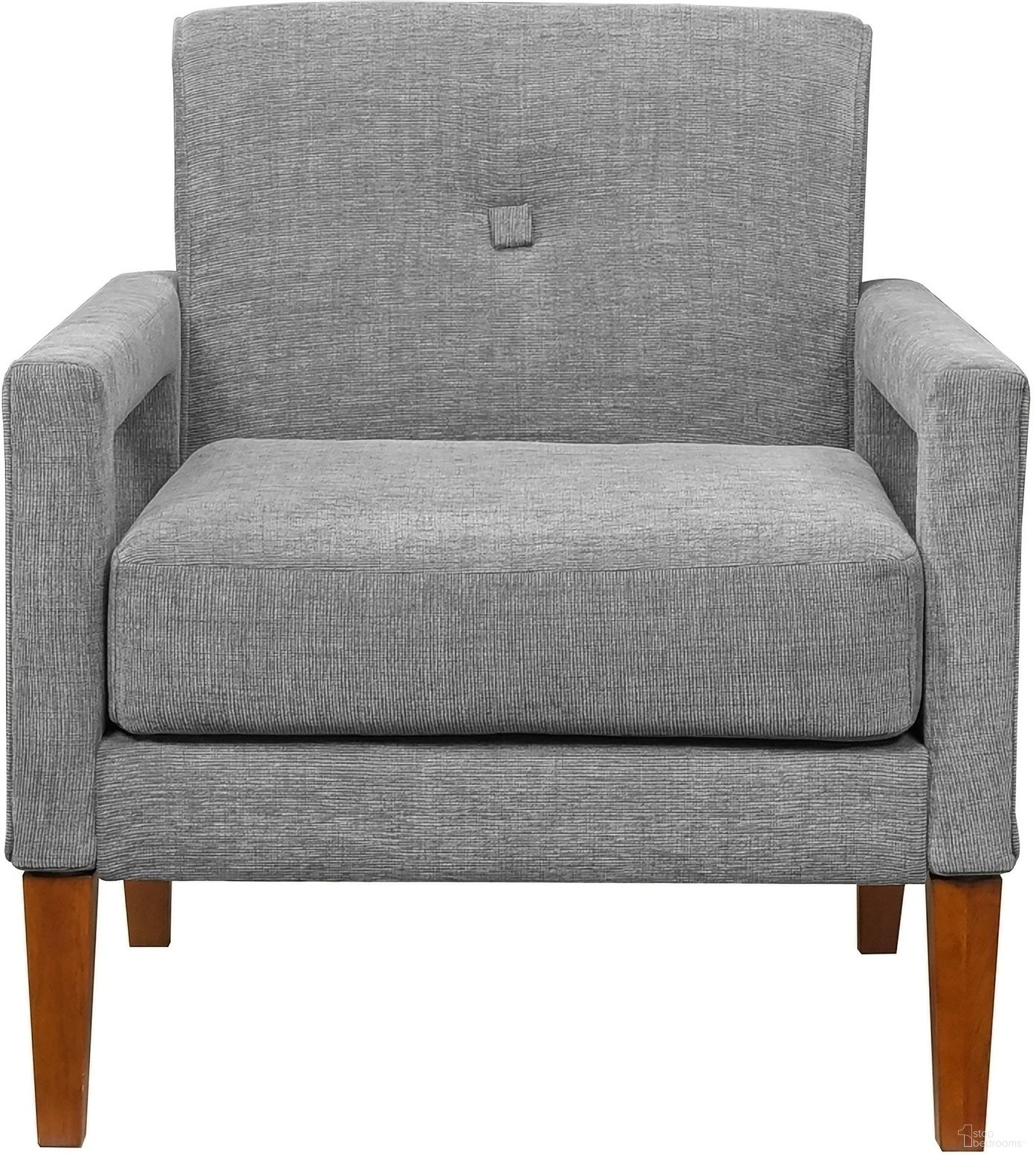 The appearance of Belfort Accent Chair In Gray designed by Homelegance in the transitional interior design. This gray piece of furniture was selected by 1StopBedrooms from Belfort Collection to add a touch of cosiness and style into your home. Sku: 1113GY-1. Material: Chenille.