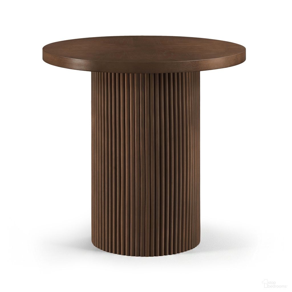 The appearance of Belinda Oak Veneer and Solid Wood Counter Height Table In Brown designed by Meridian in the modern / contemporary interior design. This brown piece of furniture  was selected by 1StopBedrooms from Belinda Collection to add a touch of cosiness and style into your home. Sku: 749Brown-T Box 1/2 (Top);749Brown-T Box 2/2 (Base). Table Base Style: Pedestal. Table Top Shape: Round. Size: 36". Material: Oak Veneer.