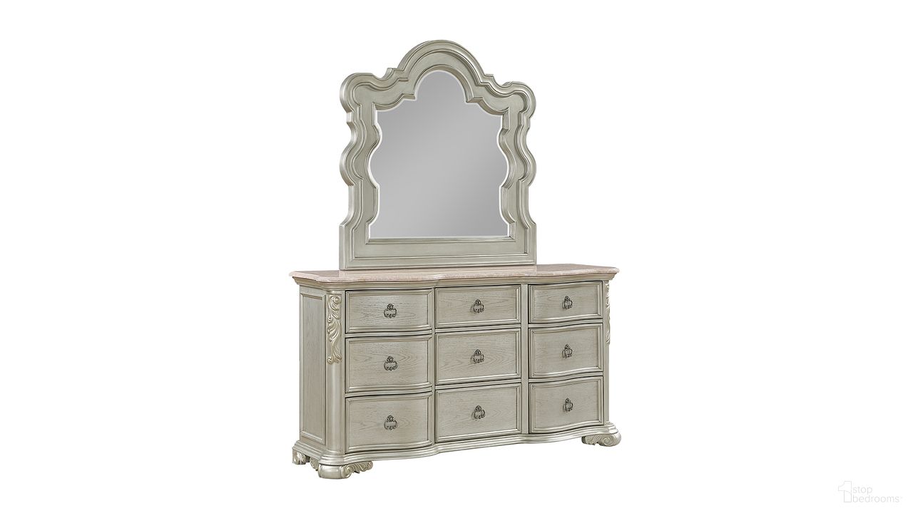 Bella Dresser In Champagne