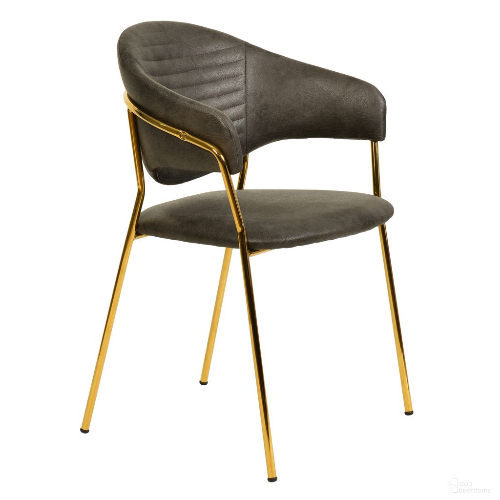 Bella Modern Dining Chair In Charcoal