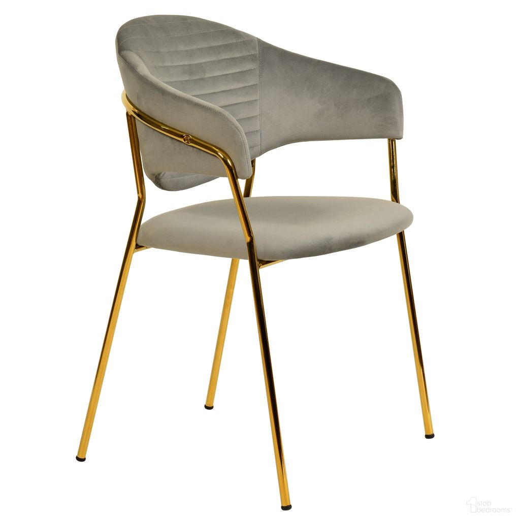 The appearance of Bella Modern Dining Chair In Light Grey designed by LeisureMod in the modern / contemporary interior design. This light grey piece of furniture was selected by 1StopBedrooms from Bella Collection to add a touch of cosiness and style into your home. Sku: BC21LGR. Material: Velvet. Chair Type: Arm Chair.