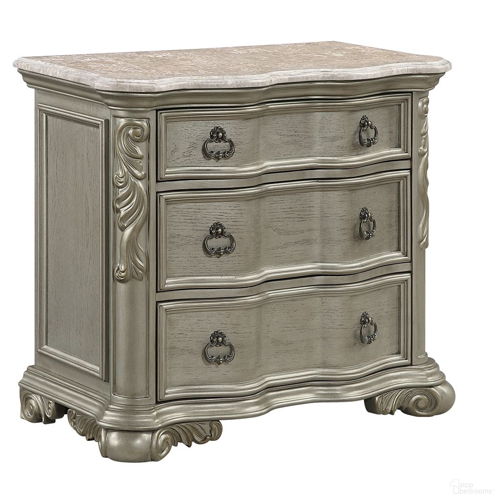 Bella Nightstand In Champagne