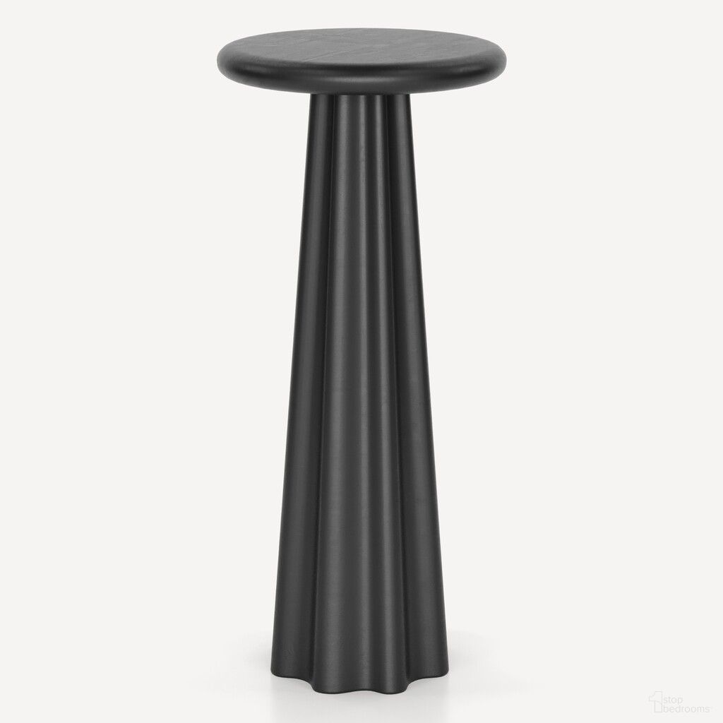 Bella Pedestal In Black Charcoal