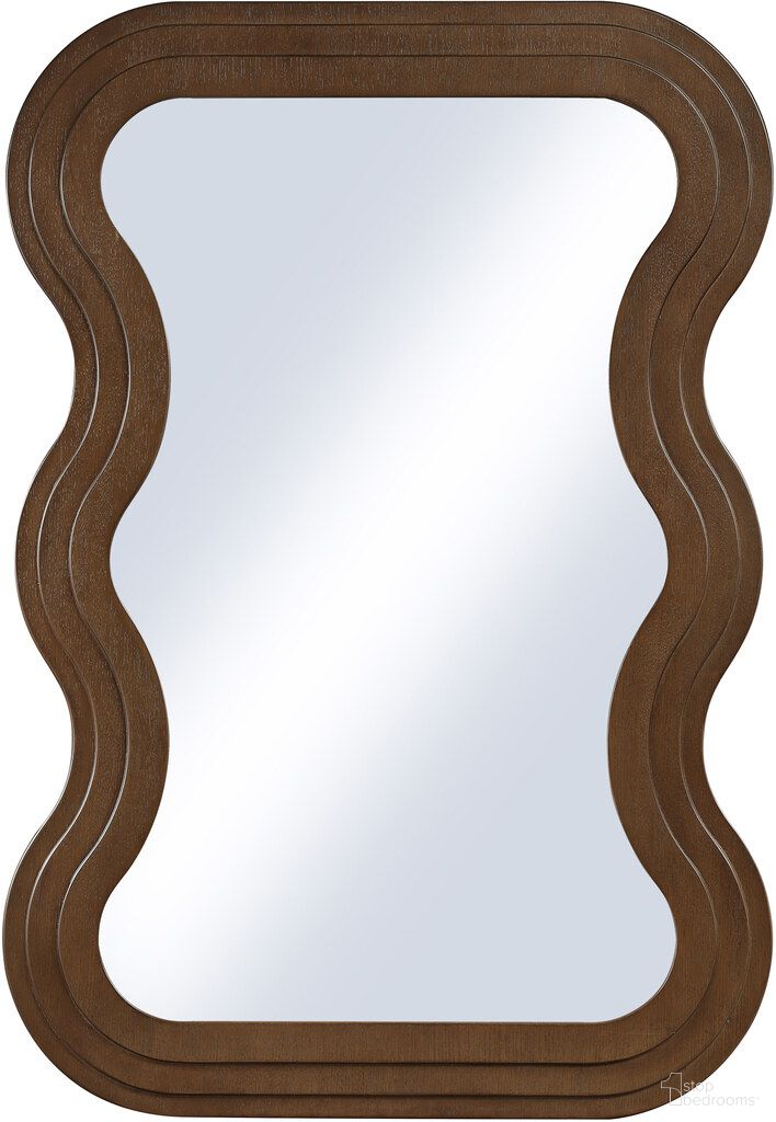 The appearance of Bellagio Oak Veneer Mirror In Brown designed by Meridian in the modern / contemporary interior design. This brown piece of furniture was selected by 1StopBedrooms from Bellagio Collection to add a touch of cosiness and style into your home. Sku: 66068Brown-M. Material: Oak Veneer.