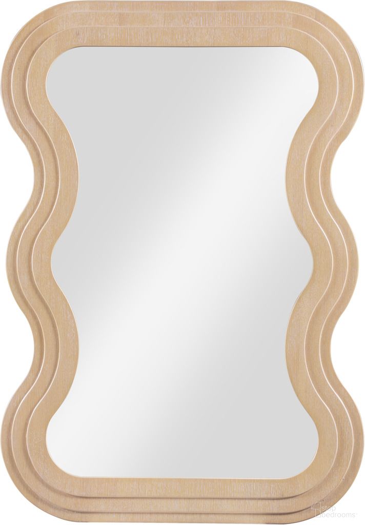 Bellagio Oak Veneer Mirror In Natural
