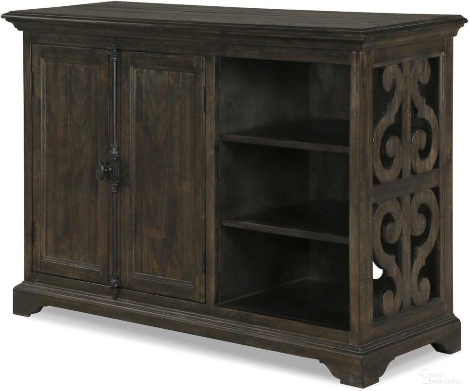 The appearance of Bellamy Deep Weathered Pine Printer Stand designed by Magnussen in the transitional interior design. This gray piece of furniture  was selected by 1StopBedrooms from Bellamy Collection to add a touch of cosiness and style into your home. Sku: H2491-42. Material: Pine.