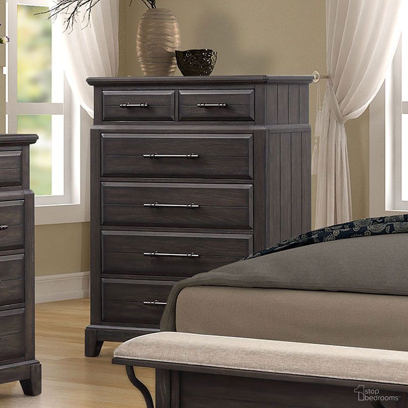 The appearance of Bellamy Lane Chest designed by Bernell in the transitional interior design. This espresso piece of furniture was selected by 1StopBedrooms from Bellamy Lane Collection to add a touch of cosiness and style into your home. Sku: 1921-150.