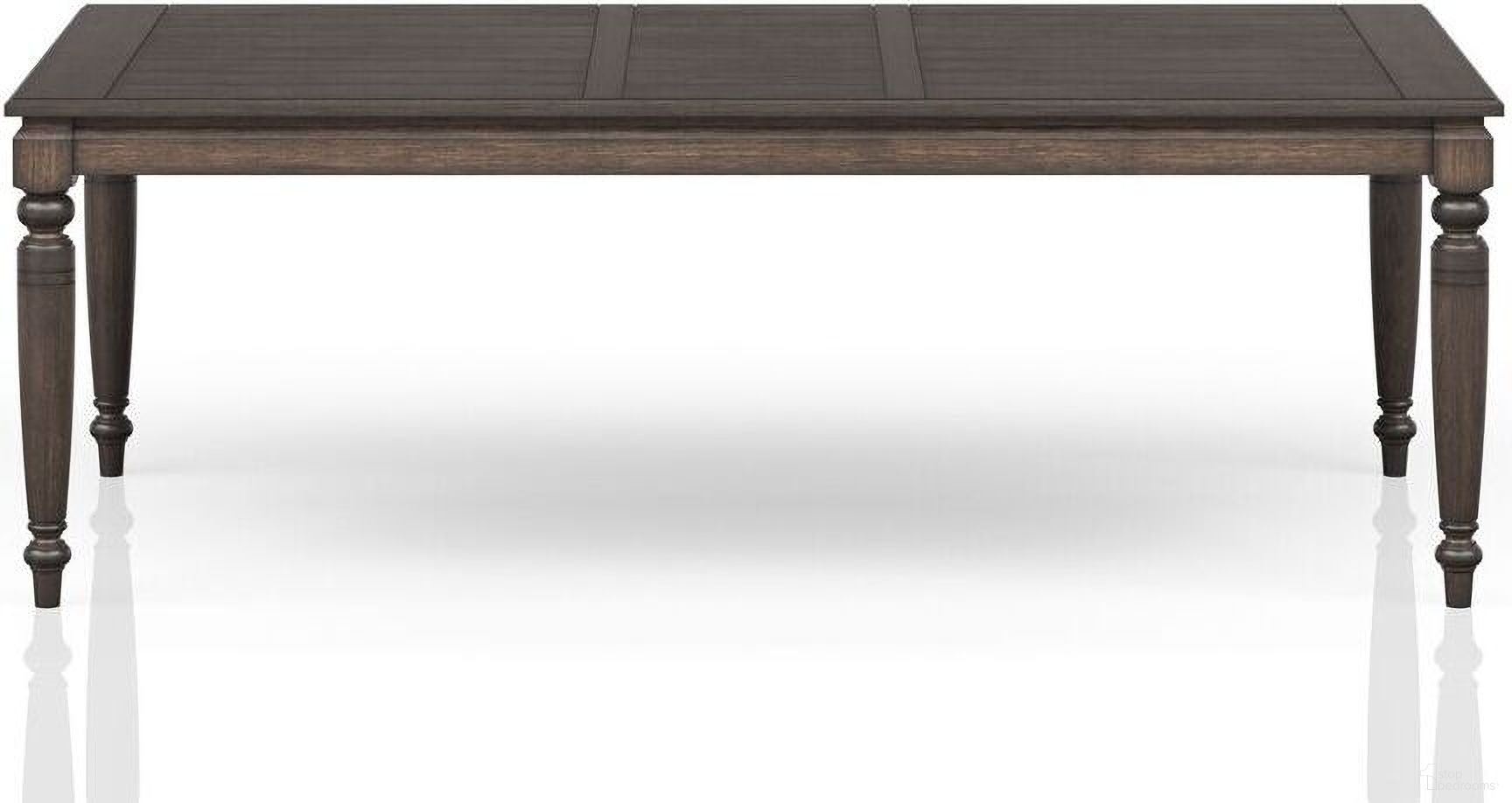The appearance of Bellamy Lane Dining Table designed by Bernell in the traditional interior design. This chocolate piece of furniture was selected by 1StopBedrooms from Bellamy Lane Collection to add a touch of cosiness and style into your home. Sku: 5910-500. Table Base Style: Legs. Material: Wood. Table Top Shape: Rectangular. Size: 42" x 70".