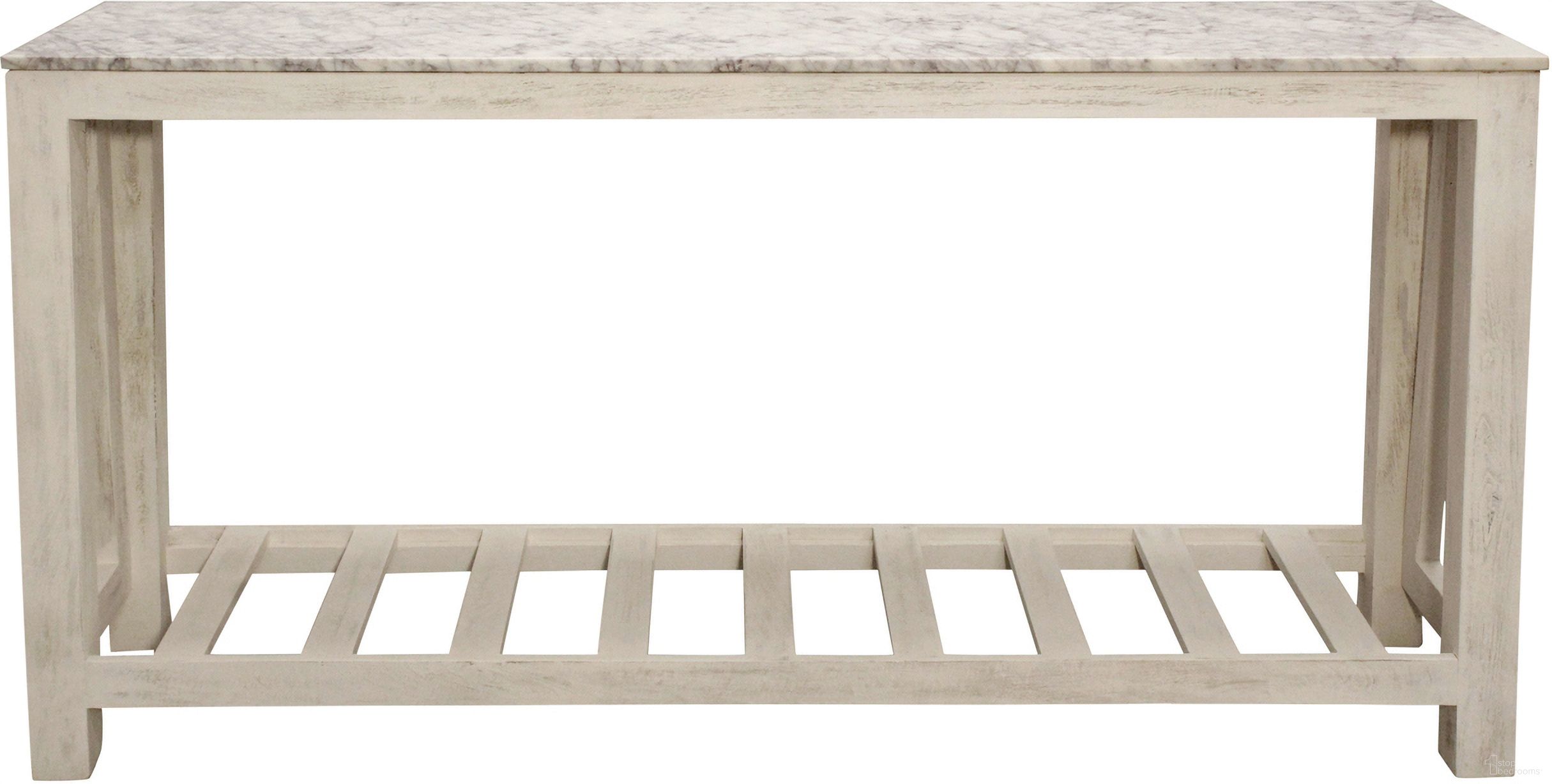 The appearance of Bellamy Marble Console Table In Sur Tone designed by Moti in the country / farmhouse interior design. This sur tone piece of furniture  was selected by 1StopBedrooms from Bellamy Collection to add a touch of cosiness and style into your home. Sku: 71705001. Material: Marble.