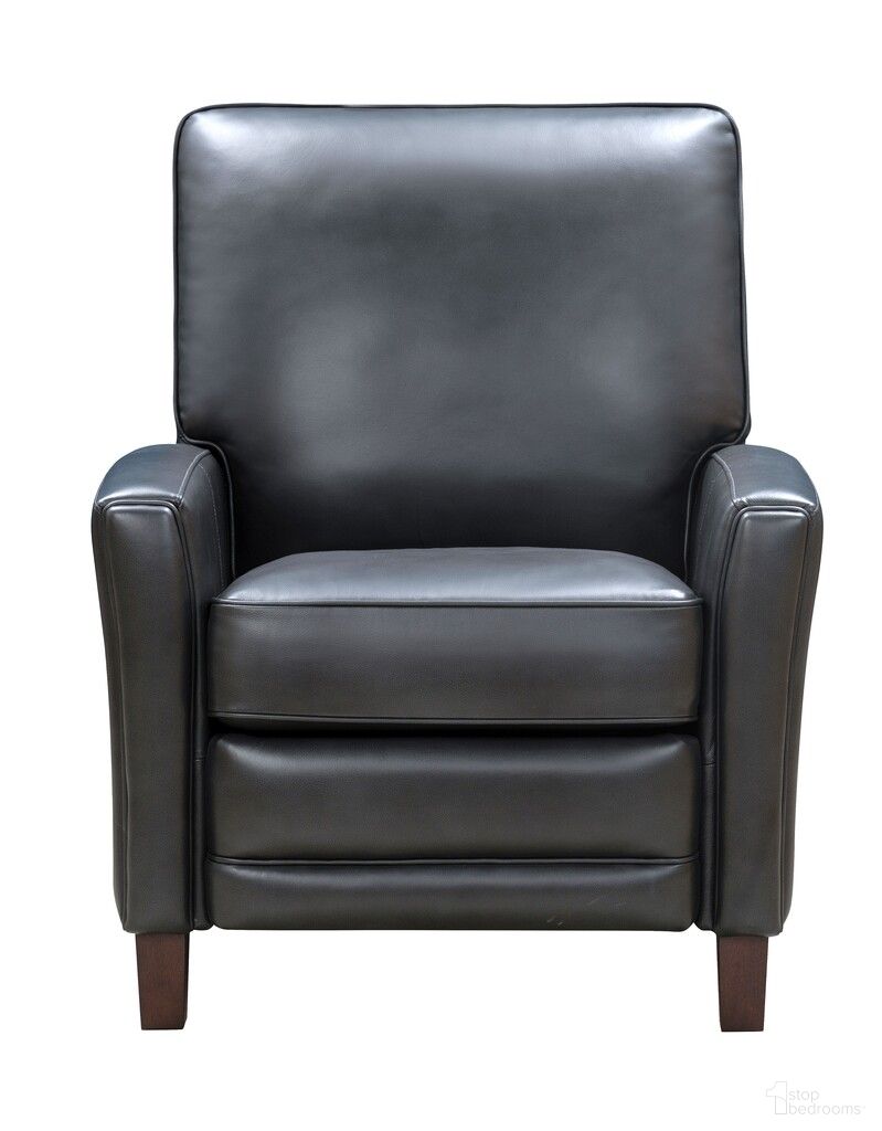 The appearance of Bellbrook Push Thru The Arms Recliner In Dark Gray designed by BarcaLounger in the traditional interior design. This dark gray piece of furniture  was selected by 1StopBedrooms from Bellbrook Collection to add a touch of cosiness and style into your home. Sku: 71654572496. Material: Leather.