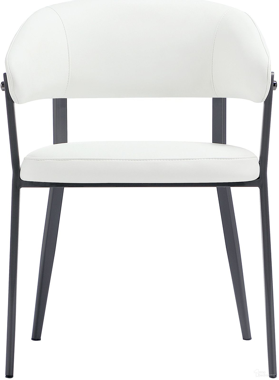 The appearance of Belle Dining Chair In White designed by Manhattan Comfort in the modern / contemporary interior design. This white piece of furniture was selected by 1StopBedrooms from Belle Collection to add a touch of cosiness and style into your home. Sku: DC099-WH. Material: Metal. Chair Type: Arm Chair.