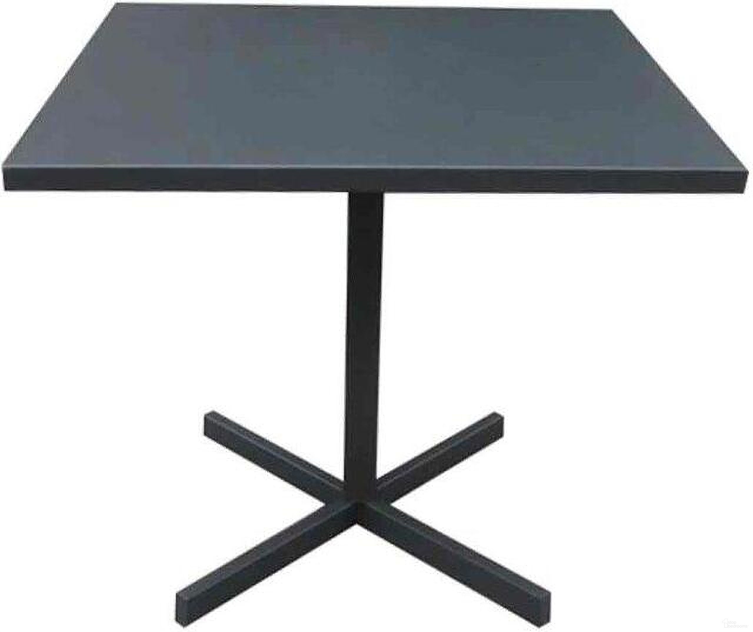 The appearance of Belle Grey Dining Table designed by Whiteline Modern Living in the modern / contemporary interior design. This grey piece of furniture  was selected by 1StopBedrooms from Belle Collection to add a touch of cosiness and style into your home. Sku: DT1679-GRY. Table Base Style: Pedestal. Table Top Shape: Square. Material: Aluminum. Size: 32".