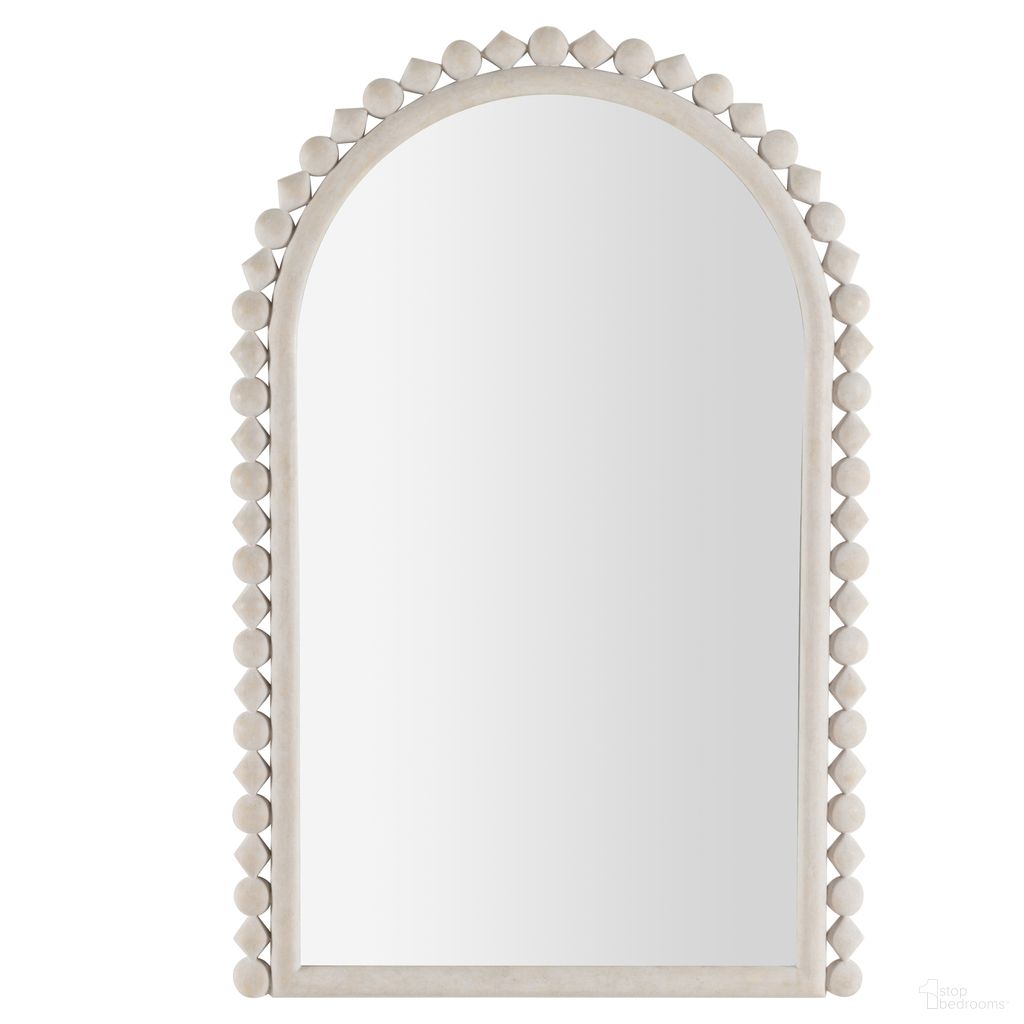 The appearance of Belle Small Mirror In Ivory and White designed by Gabby in the transitional interior design. This ivory and white piece of furniture was selected by 1StopBedrooms from Belle Collection to add a touch of cosiness and style into your home. Sku: SCH-175690. Material: Wood.