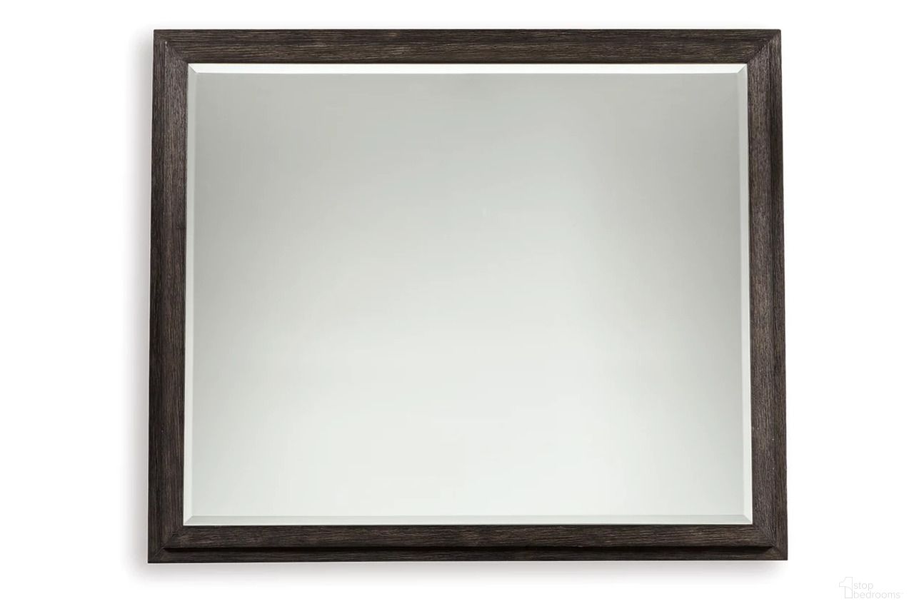 Bellvern Bedroom Mirror In Dark Gray