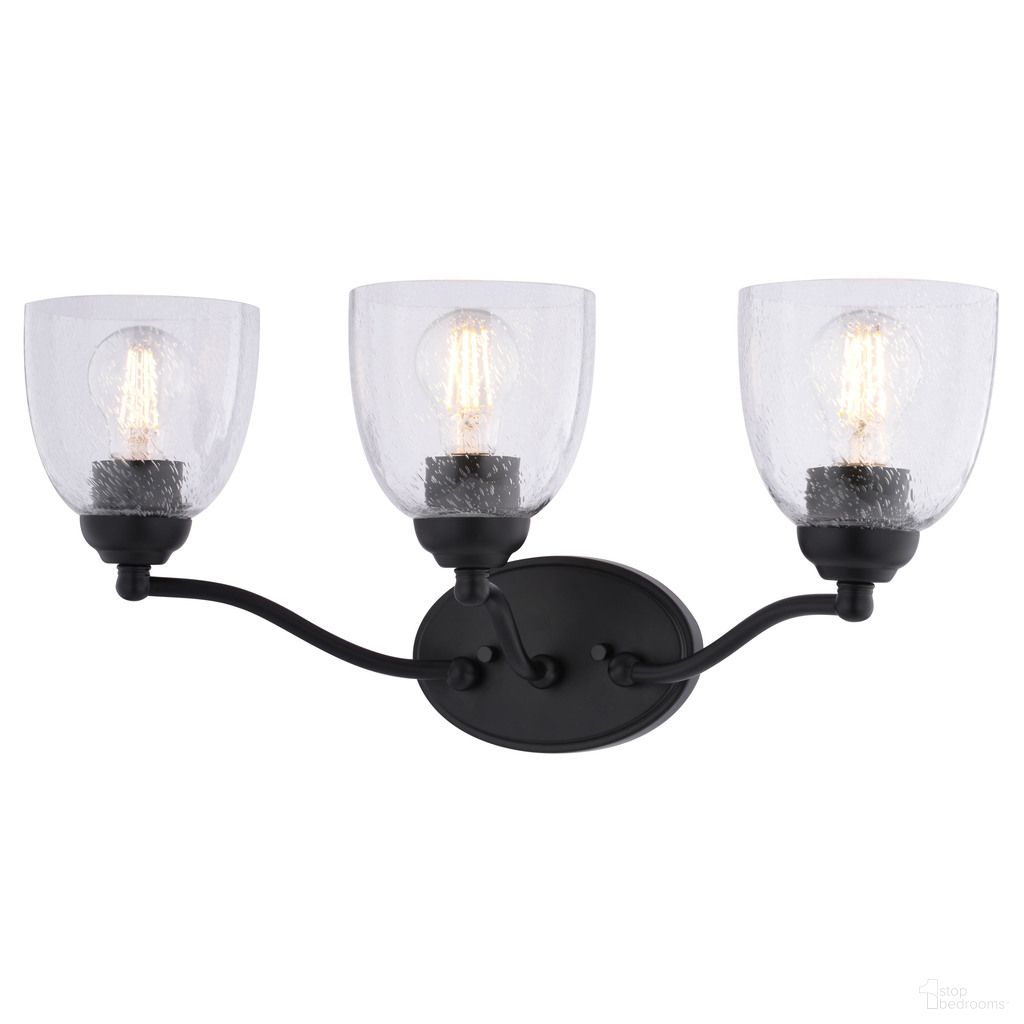 Bellwood 21.5 Inch 3 Light Vanity In Matte Black