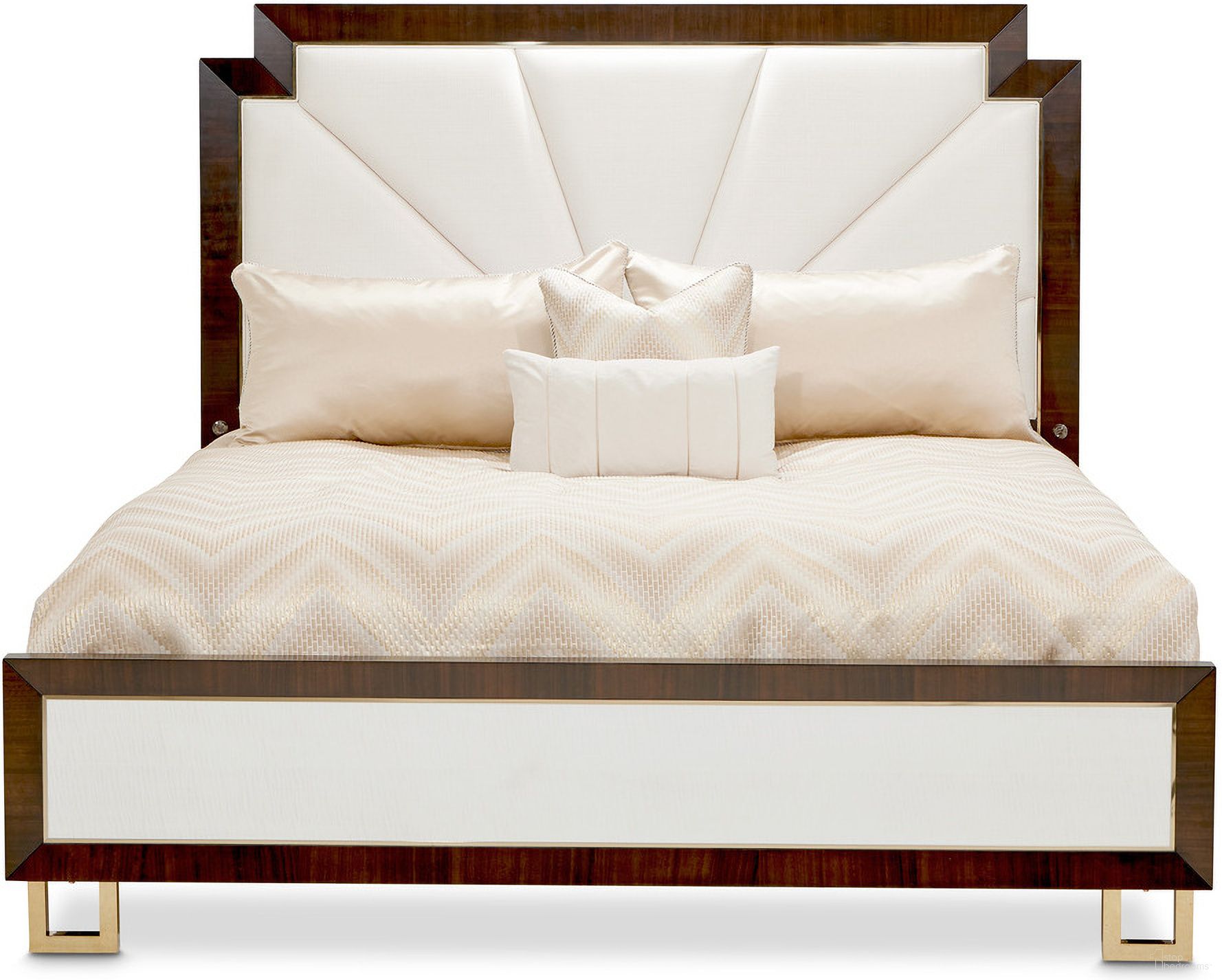 Belmont Place East King Upholstered Bed In Espresso