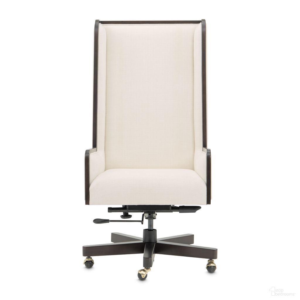 Belmont Place Swivel Desk Chair In Espresso