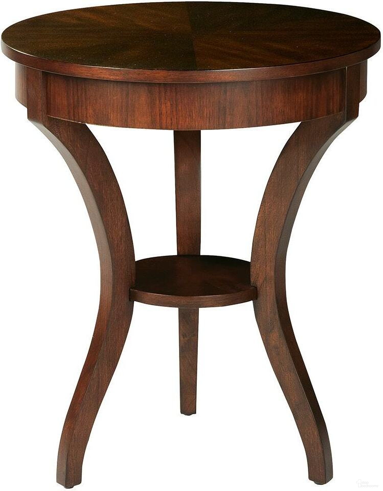 The appearance of Belmont Round End Table In Sable designed by Fairfield Chair in the traditional interior design. This sable piece of furniture was selected by 1StopBedrooms from Belmont Collection to add a touch of cosiness and style into your home. Sku: 8105-ET. Material: Elm.