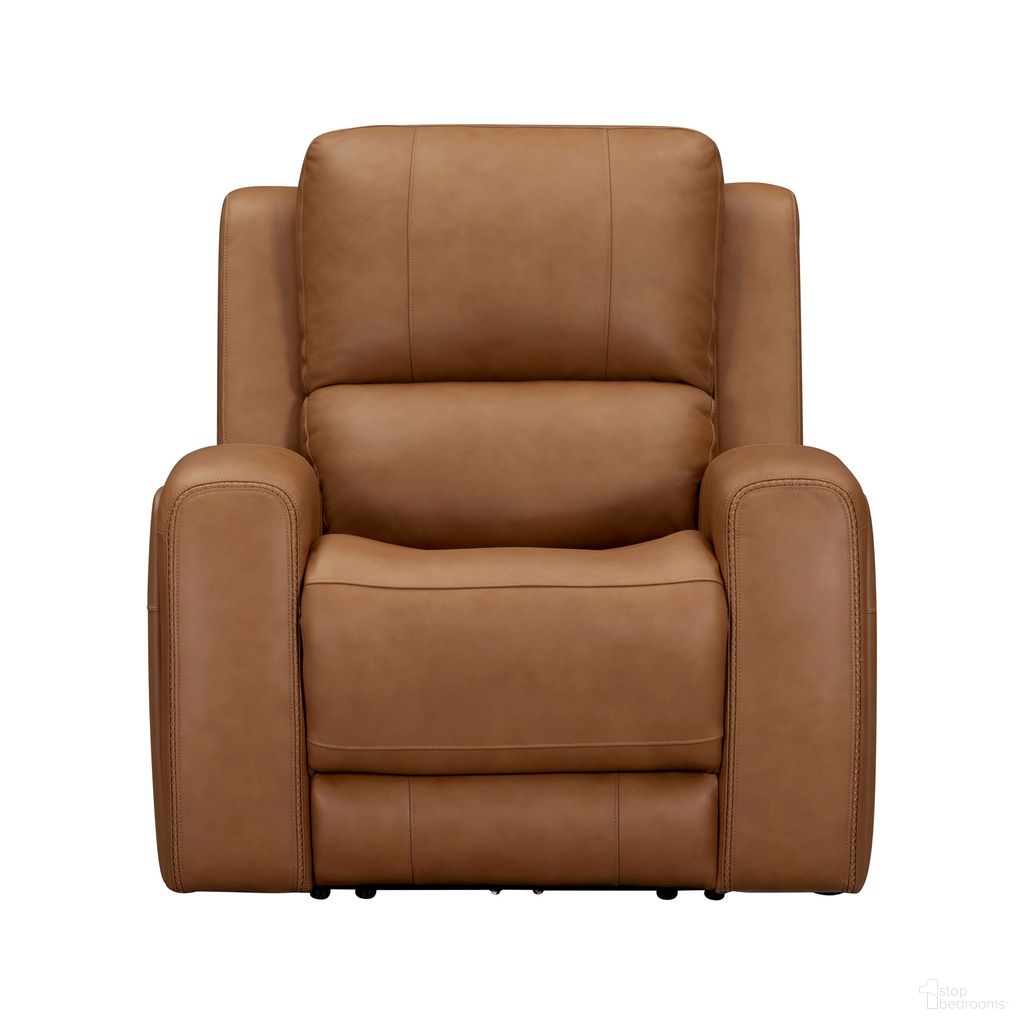 The appearance of Belmont Zero Gravity Power Recliner with Headrest and Foodrest In Lyric Caramel designed by Parker House in the transitional interior design. This lyric caramel piece of furniture  was selected by 1StopBedrooms from Belmont Collection to add a touch of cosiness and style into your home. Sku: MBEL-812P3Z-LYCM. Material: Top Grain Leather.