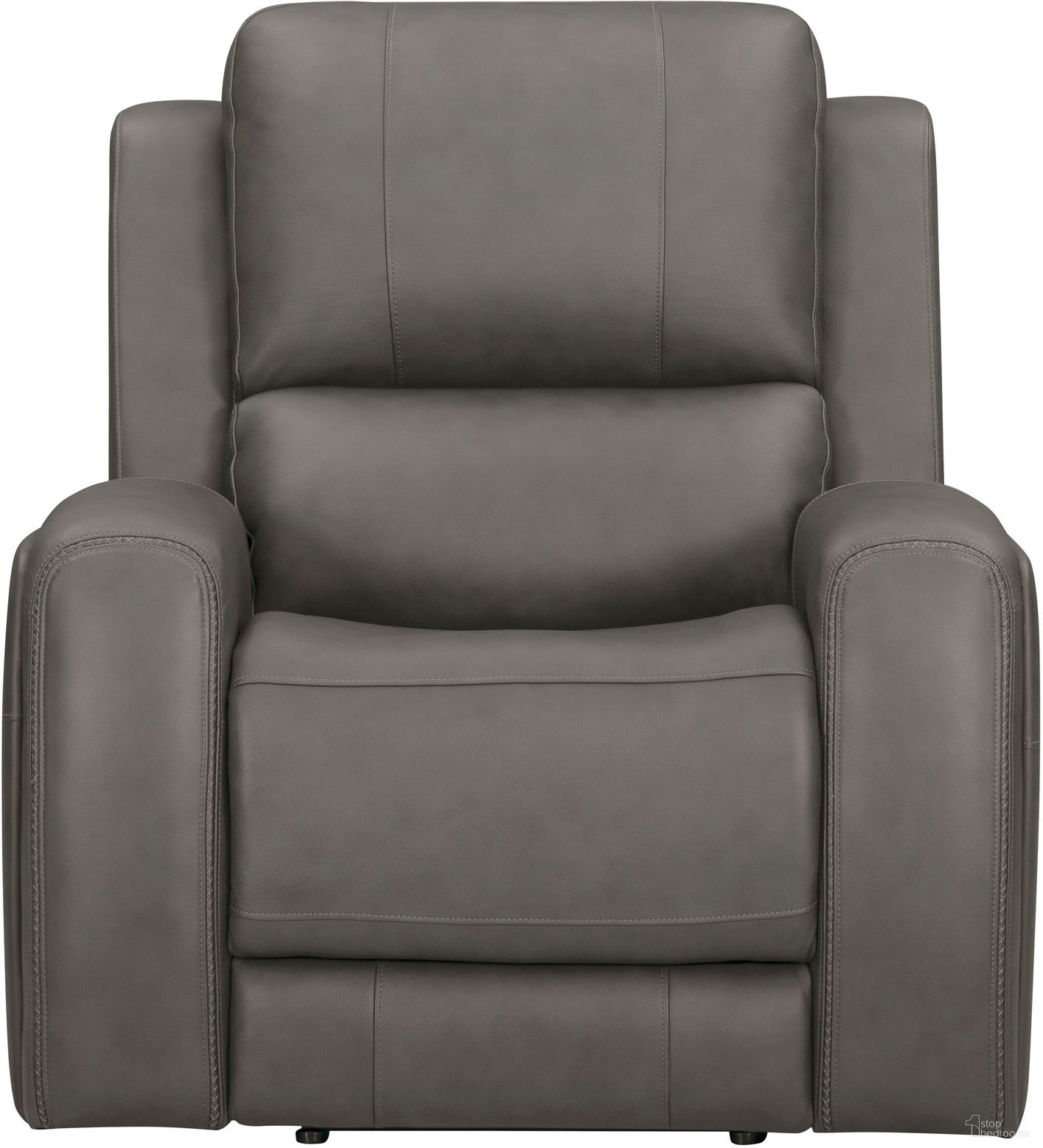 The appearance of Belmont Zero Gravity Power Recliner with Headrest and Footrest In Autumn Fog designed by Parker House in the transitional interior design. This autumn fog piece of furniture  was selected by 1StopBedrooms from Belmont Collection to add a touch of cosiness and style into your home. Sku: MBEL-812P3Z-ATFG. Material: Top Grain Leather.