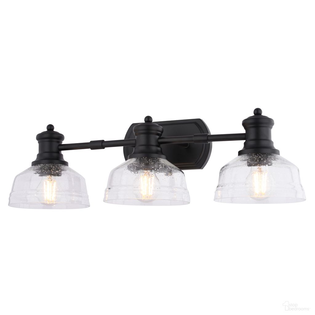 Beloit 25.5 Inch 3 Light Vanity In Matte Black