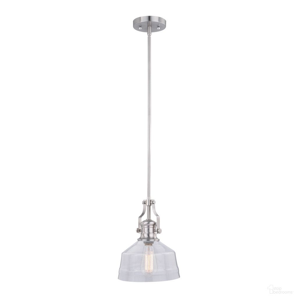 The appearance of Beloit 9 Inch Mini Pendant In Satin Nickel designed by Vaxcel in the country / farmhouse interior design. This satin nickel piece of furniture was selected by 1StopBedrooms from Beloit Collection to add a touch of cosiness and style into your home. Sku: P0272. Material: Steel.
