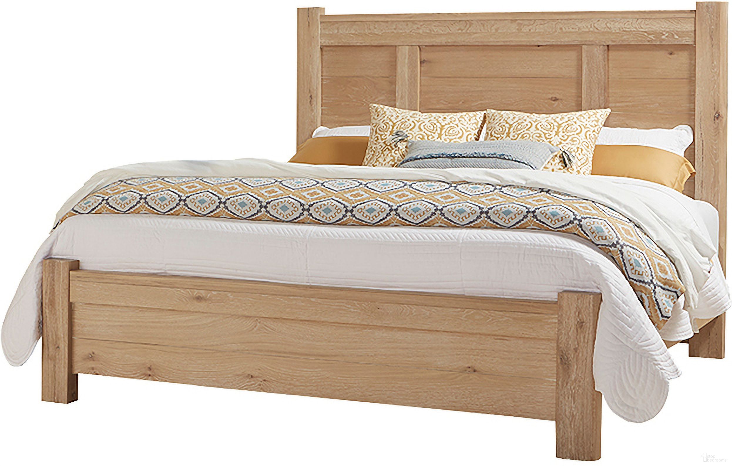 Ben's King Poster Bed In Bleached White