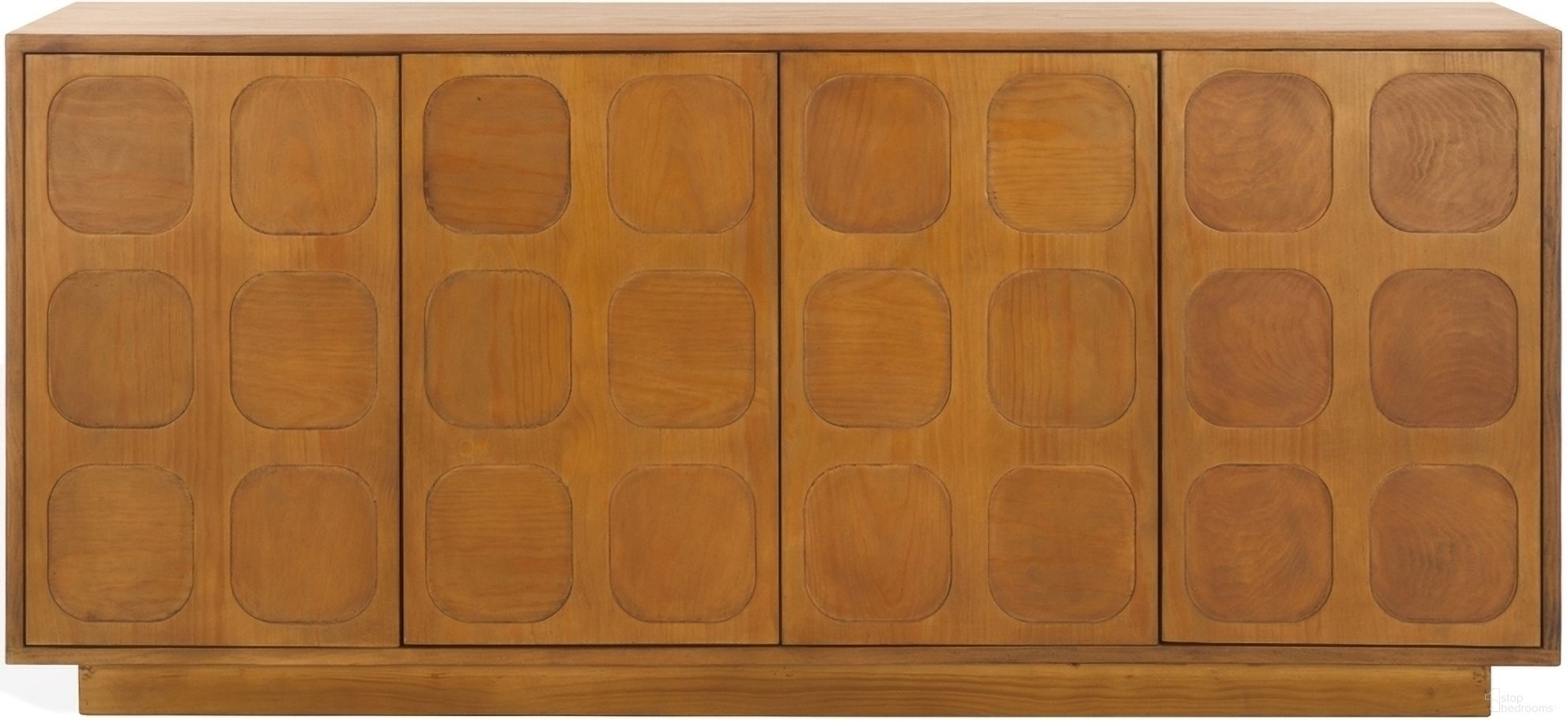 The appearance of Benedict Wood Sideboard In Natural designed by Safavieh Couture in the modern / contemporary interior design. This natural piece of furniture was selected by 1StopBedrooms from Benedict Collection to add a touch of cosiness and style into your home. Sku: SFV5542A. Material: Wood.