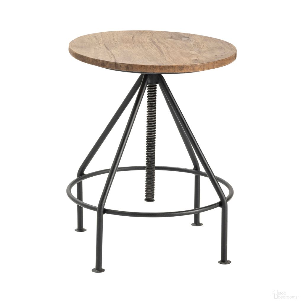 The appearance of Bengal Manor Bar Stool In Brown and Black designed by Crestview Collection in the rustic / southwestern interior design. This brown/black piece of furniture was selected by 1StopBedrooms from to add a touch of cosiness and style into your home. Sku: CVFNR491. Material: Solid Wood.