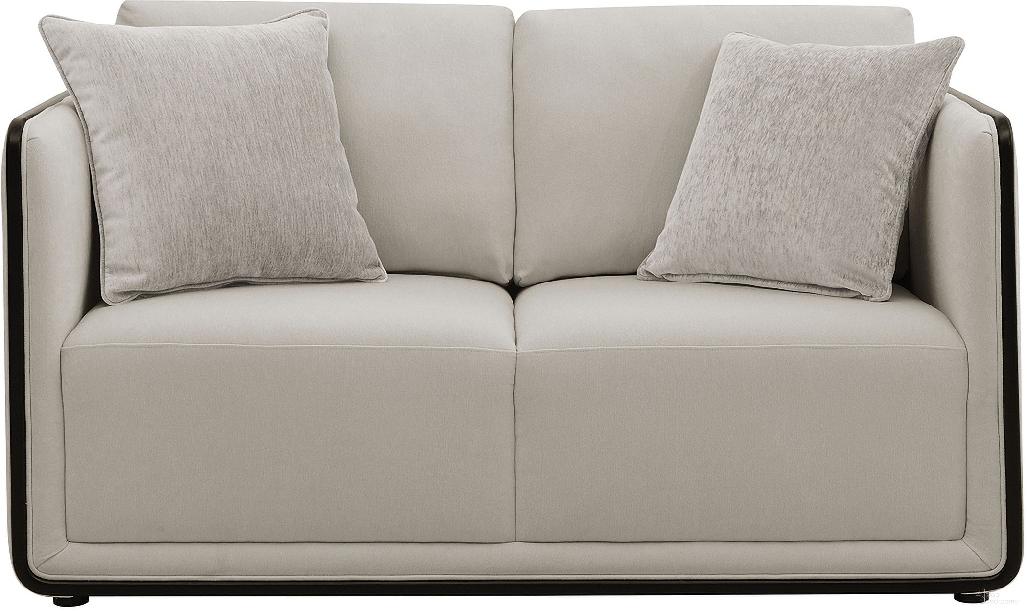 The appearance of Benilde Loveseat In Taupe designed by Furniture of America in the modern / contemporary interior design. This taupe piece of furniture was selected by 1StopBedrooms from Benilde Collection to add a touch of cosiness and style into your home. Sku: FM67004TP-LV. Material: Chenille.