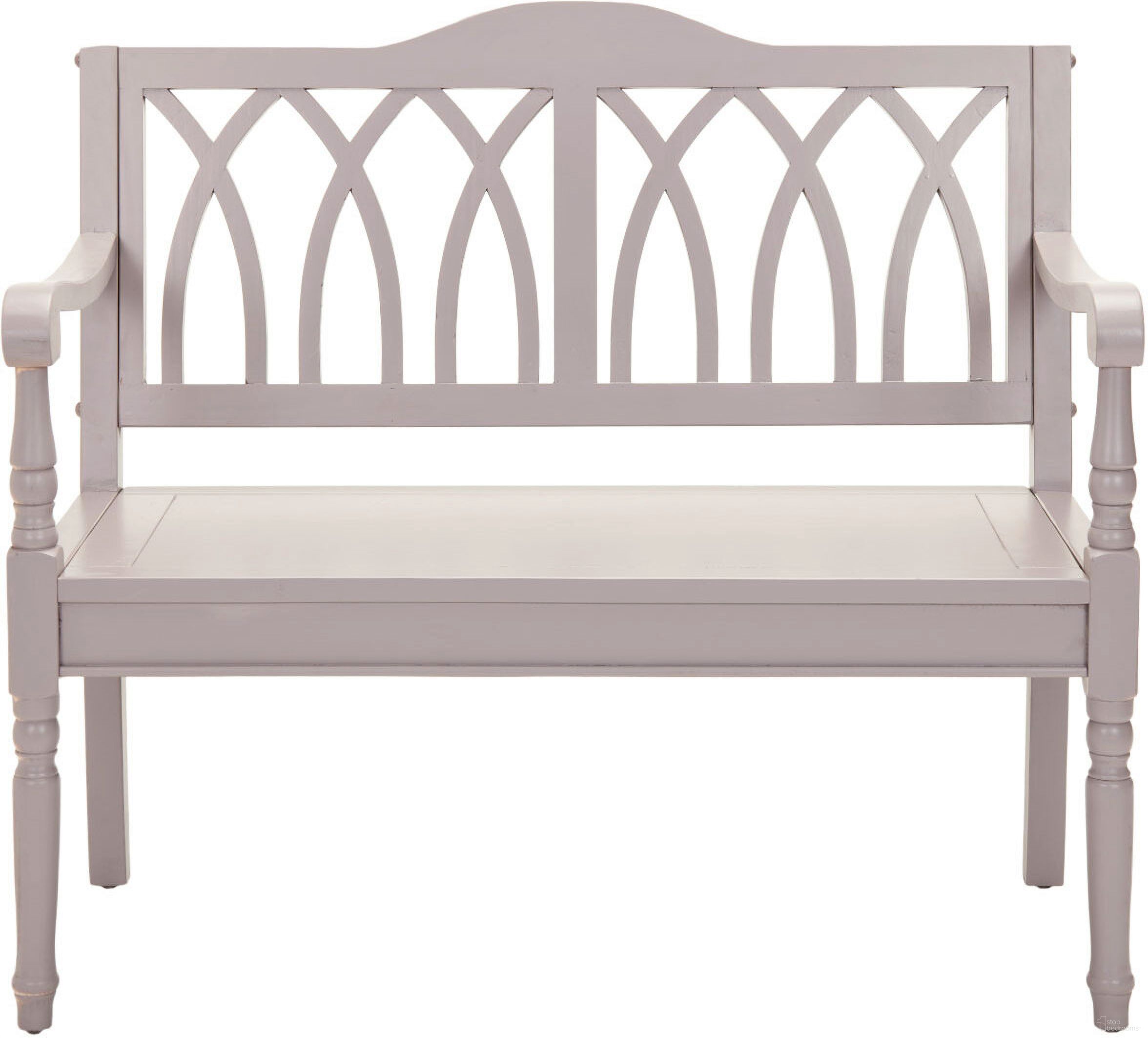 The appearance of Benjamin Quartz Gray Bench designed by Safavieh in the modern / contemporary interior design. This gray piece of furniture was selected by 1StopBedrooms from Benjamin Collection to add a touch of cosiness and style into your home. Sku: AMH6500C. Material: Wood.